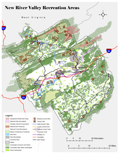 New River Valley Recreation Areas
