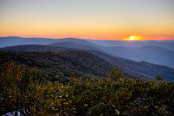 Sunset in the Blue Ridge