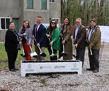Giles County Breaks Ground on New River/Trail Center
