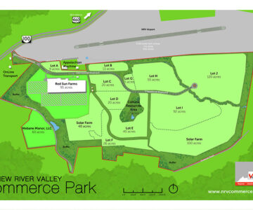 Map layout of Commerce Park