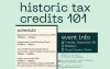 Historic Tax Credit Training
